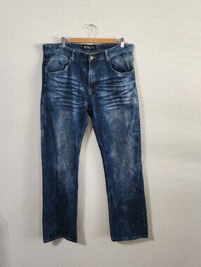 CJ Black Men's 36x32 Bootcut  Dark Wash Jeans